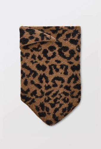 Echarpe triangle imprimée animalier contenant du mohair - MONOPRIX PREMIUM - Modalova