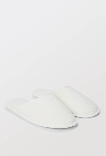 Mules unies en nid d'abeille - MONOPRIX - Modalova