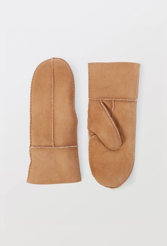 Moufles cuir en peau lainée - MONOPRIX PREMIUM - Modalova