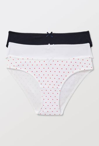 Lot de 3 culottes en coton BIO GOTS imprimées - MONOPRIX - Modalova
