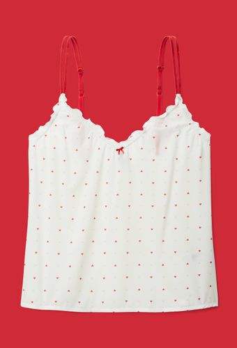 Top fines bretelles CAROLE en microfibre imprimée - MONOPRIX - Modalova