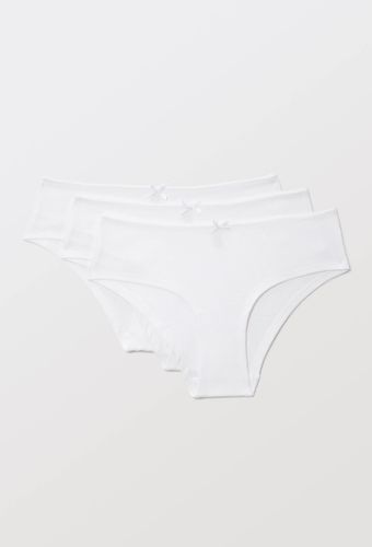 Lot de 3 shorties côtelé en coton BIO GOTS - MONOPRIX - Modalova