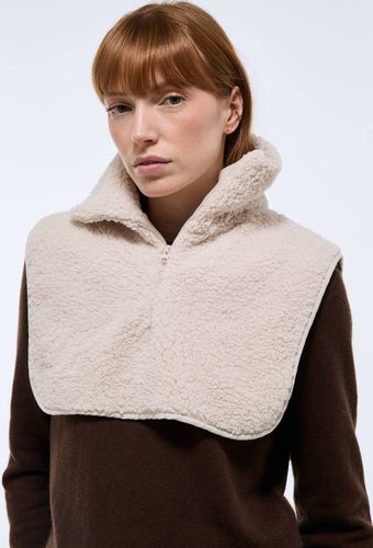 Plastron col zippé en sherpa - MONOPRIX - Modalova