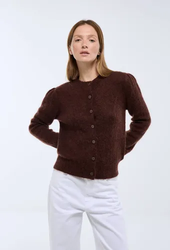 Cardigan manches coudes contenant du mohair - MONOPRIX - Modalova