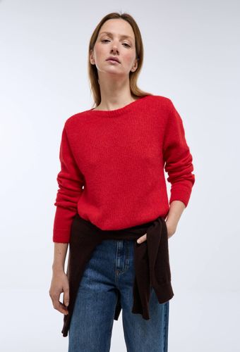 Pull col bateau uni contenant de l'alpaga - MONOPRIX PREMIUM - Modalova