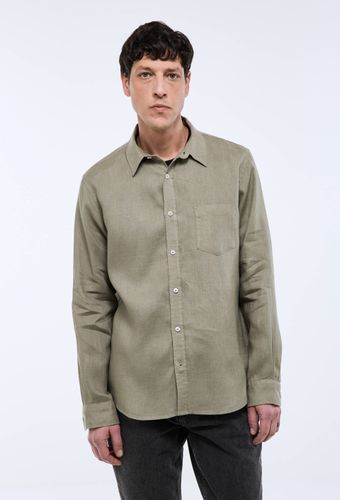 Chemise manches longues en lin - MONOPRIX PREMIUM - Modalova