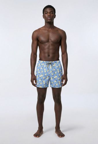 Short de bain imprimé citron rayé en polyester recyclé, séchage rapide - MONOPRIX - Modalova