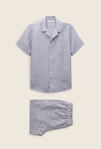 Pyjama Chemise manches courtes et Short rayés en lin European Flax - MONOPRIX - Modalova