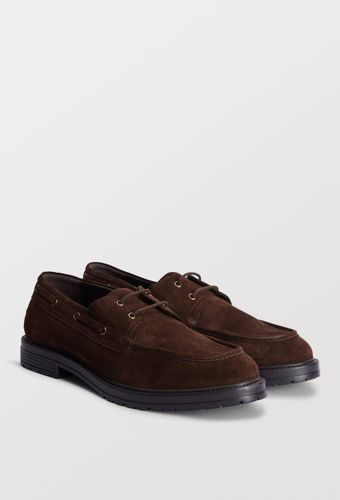 Chaussures bateau en cuir - MONOPRIX PREMIUM - Modalova