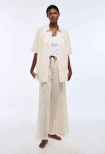 Pantalon de plage à rayures en coton BIO GOTS - MONOPRIX - Modalova