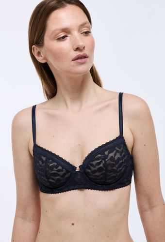 Soutien-gorge corbeille balconnet PAULINE en dentelle - MONOPRIX - Modalova