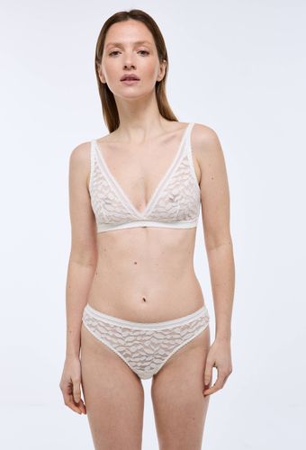Soutien-gorge triangle foulard PAULINE en dentelle - MONOPRIX - Modalova