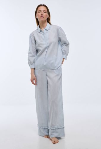 Pantalon rayé en coton bio GOTS - MONOPRIX - Modalova