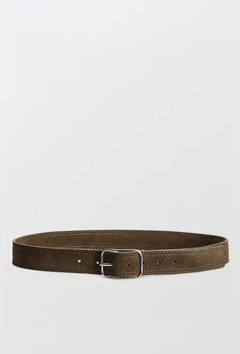 Ceinture 4cm en croûte de cuir - MONOPRIX PREMIUM - Modalova