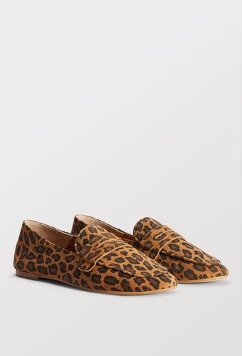 Mocassins en cuir imprimé léopard - MONOPRIX PREMIUM - Modalova