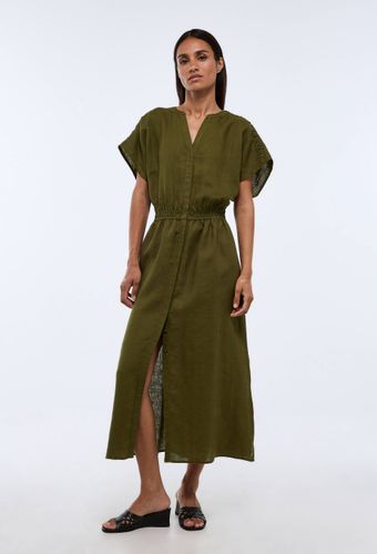 Robe midi en lin - MONOPRIX PREMIUM - Modalova