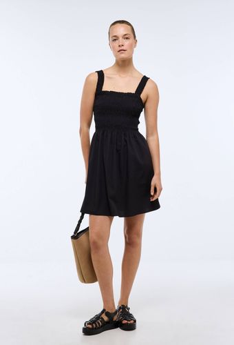 Robe courte smockée en coton BIO GOTS - MONOPRIX - Modalova