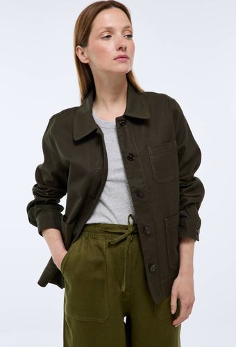 Veste courte contenant du lin - MONOPRIX - Modalova