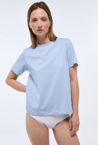 T-shirt col rond uni en coton bio GOTS - MONOPRIX - Modalova