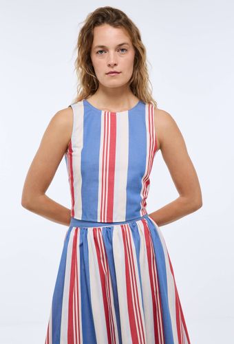 Top rayé sans manches en coton BIO GOTS - MONOPRIX - Modalova