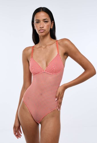 Body fines bretelles JANE en tulle imprimé - MONOPRIX - Modalova