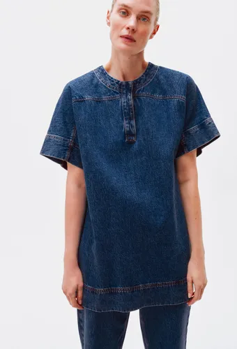 Robe manches courtes en denim - ATELIER DENIM - MONOPRIX CREATEURS - Modalova