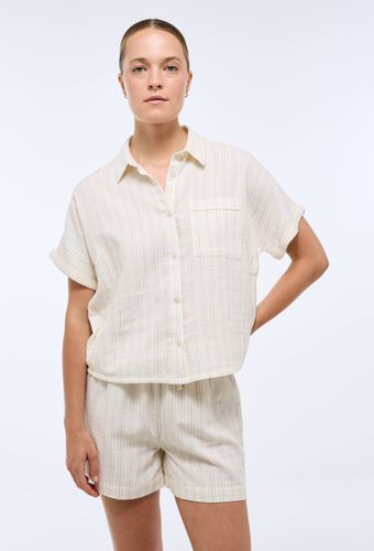 Pyjashort rayé en coton - MONOPRIX - Modalova