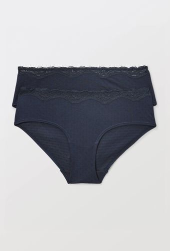 Lot de 2 shorties MALAURY en modal et dentelle - MONOPRIX - Modalova