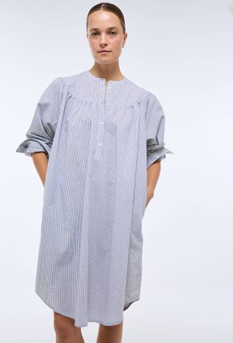Chemise de nuit à carreaux en coton BIO GOTS - MONOPRIX - Modalova