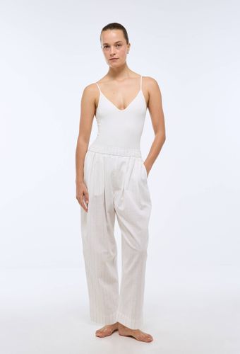 Pantalon ballon rayé en coton - MONOPRIX - Modalova