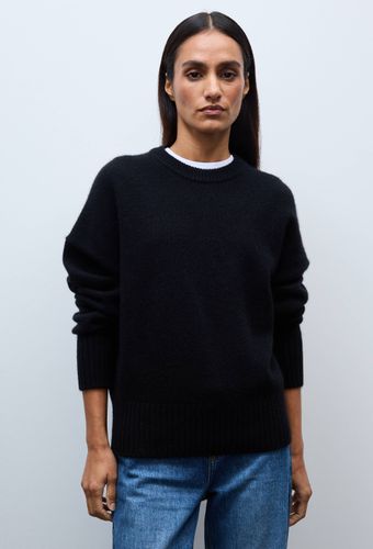 Pull uni col rond ample en 100% cachemire - MONOPRIX PREMIUM - Modalova