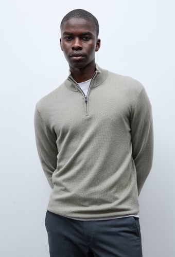 Pull col camionneur en mélange laine et cachemire - MONOPRIX - Modalova