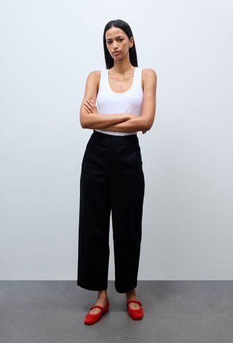 Pantalon barrel avec poches côtés en coton BIO GOTS - MONOPRIX - Modalova
