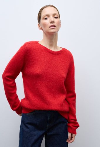 Pull col bateau uni contenant de l'alpaga - MONOPRIX PREMIUM - Modalova