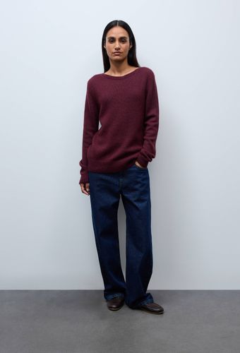 Pull col bateau uni contenant de l'alpaga - MONOPRIX PREMIUM - Modalova
