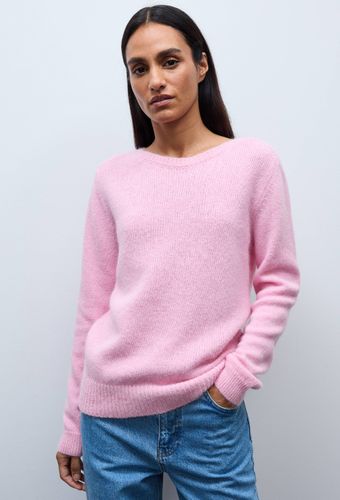 Pull col bateau uni contenant de l'alpaga - MONOPRIX PREMIUM - Modalova