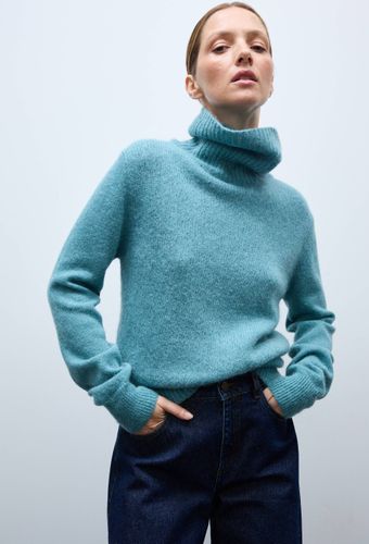 Pull col roulé uni contenant de l'alpaga - MONOPRIX PREMIUM - Modalova