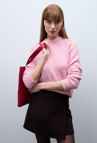 Pull en côte perlée contenant de l'alpaga - MONOPRIX PREMIUM - Modalova