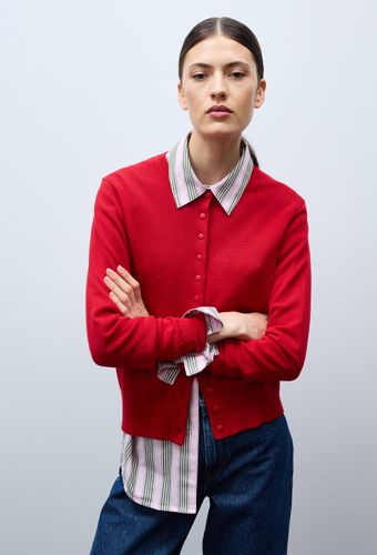 Cardigan en coton en fine maille - MONOPRIX - Modalova