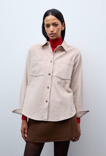 Chemise manches longues en velours en coton BIO GOTS - MONOPRIX - Modalova