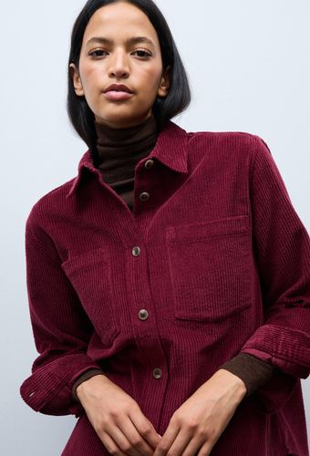Chemise manches longues en velours en coton BIO GOTS - MONOPRIX - Modalova