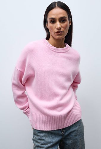Pull uni col rond ample en 100% cachemire - MONOPRIX PREMIUM - Modalova
