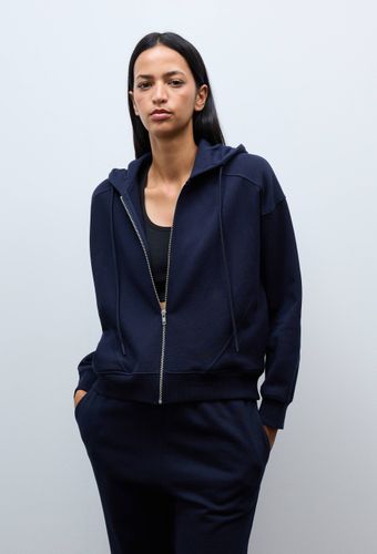 Sweat zippé à capuche en molleton de coton BIO GOTS - SPORT - Modalova