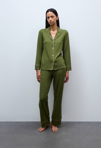 Pyjama uni en modal et coton - MONOPRIX - Modalova