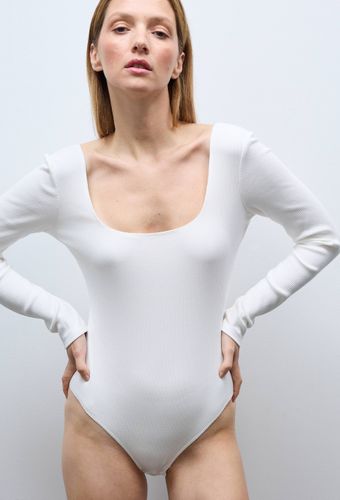 Body manches longues côtelé - MONOPRIX - Modalova