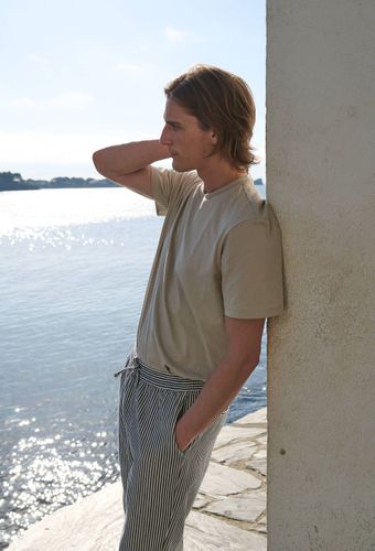 T-shirt manches courtes en coton slub BIO GOTS - MONOPRIX - Modalova