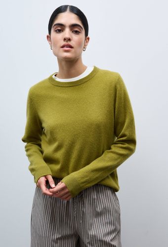 Pull uni col rond en 100% cachemire - MONOPRIX PREMIUM - Modalova