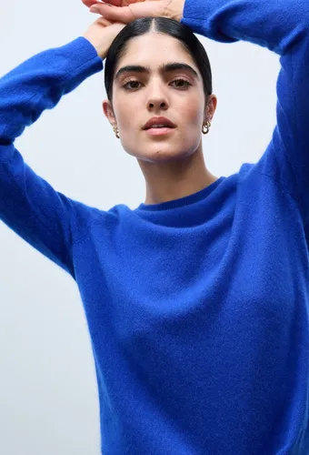 Pull uni col rond en 100% cachemire - MONOPRIX PREMIUM - Modalova