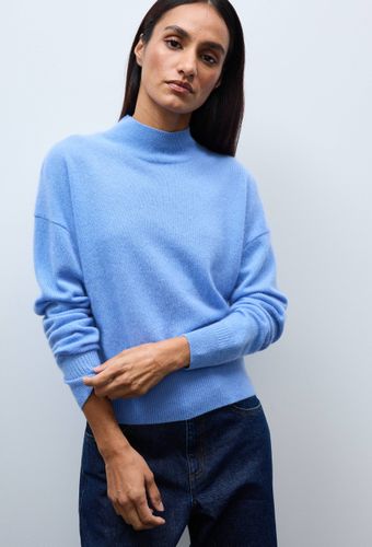 Pull uni court col montant en 100% cachemire - MONOPRIX PREMIUM - Modalova
