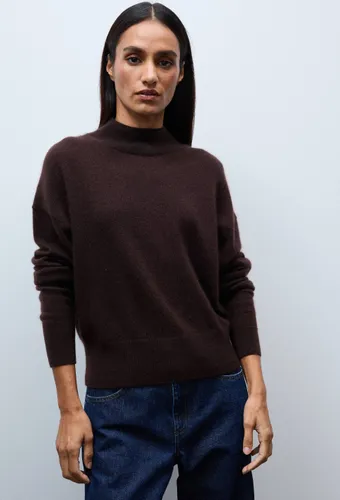 Pull uni court col montant en 100% cachemire - MONOPRIX PREMIUM - Modalova